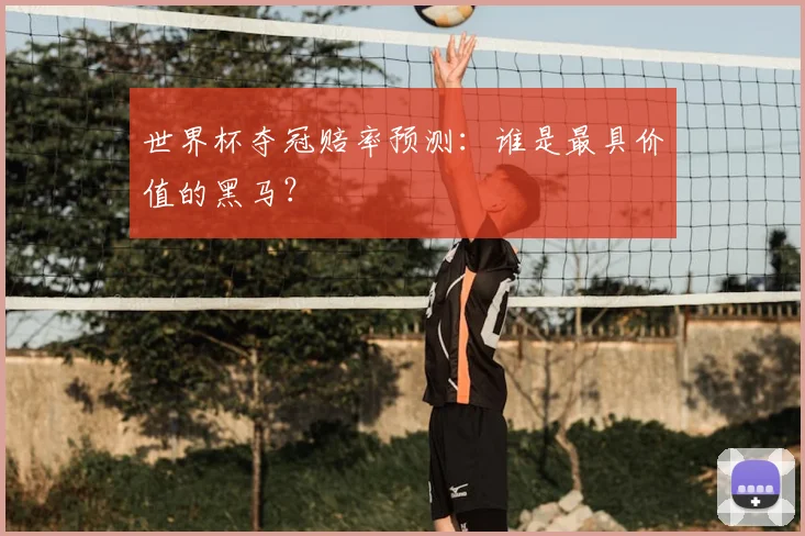 世界杯夺冠赔率预测：谁是最具价值的黑马？